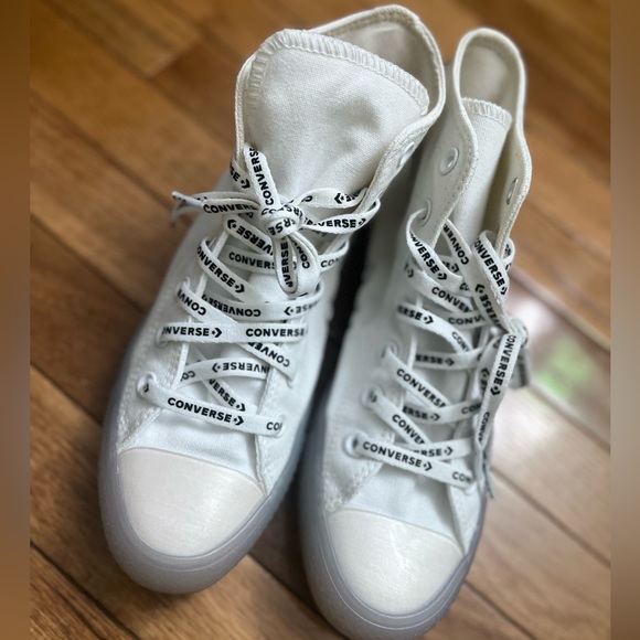 Converse CTAS HI ( white/clear/white) - Picture 4 of 7